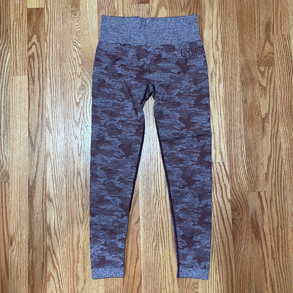 Maroon Gymshark leggings